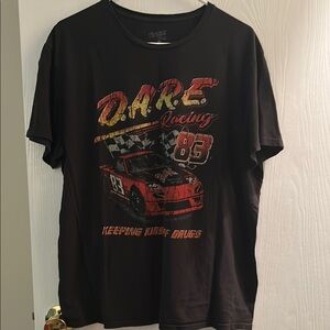 Racing Black Graphic T-Shirt